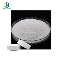 কারখানা সরবরাহ SDIC CAS 2893-78-9 56% 60% সোডিয়াম Dichloroisocyanurate সুইমিং পুল জীবাণুনাশক ট্যাবলেট